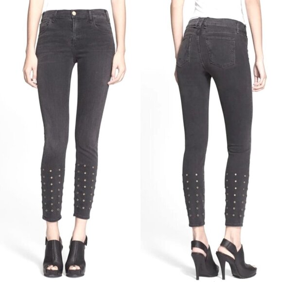 MCGUIRE Newton Ankle Skinny Jeans with Grommets - Picture 1 of 15